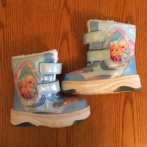 Disney FROZEN snow boots - little girls large 9/10